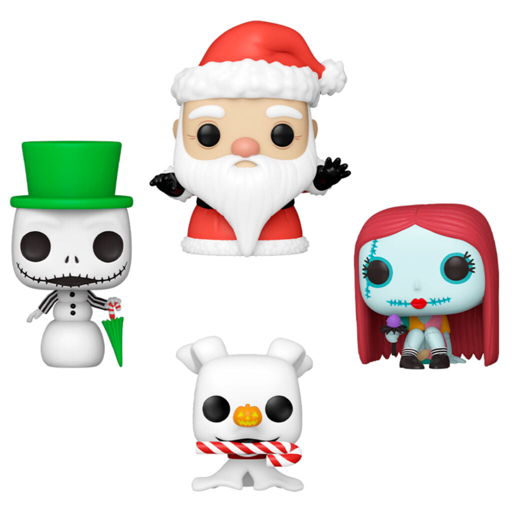 Arbol con 4 figuras Pocket POP Disney Pesadilla Antes de Navidad Holiday Exclusive_1