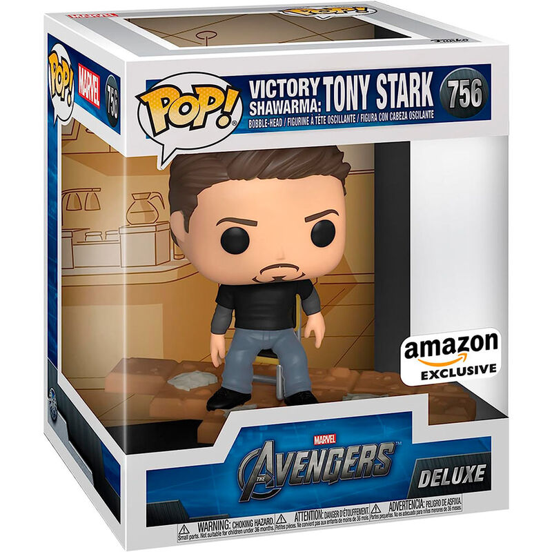 Figura POP Deluxe Marvel Los Vengadores Avengers Tony Stark Exclusive_1