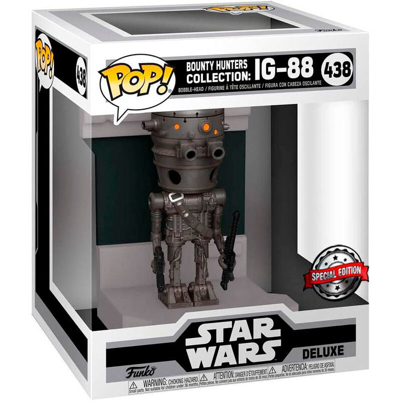 Figura POP Deluxe Star Wars Bounty Hunters IG-88 Exclusive_1