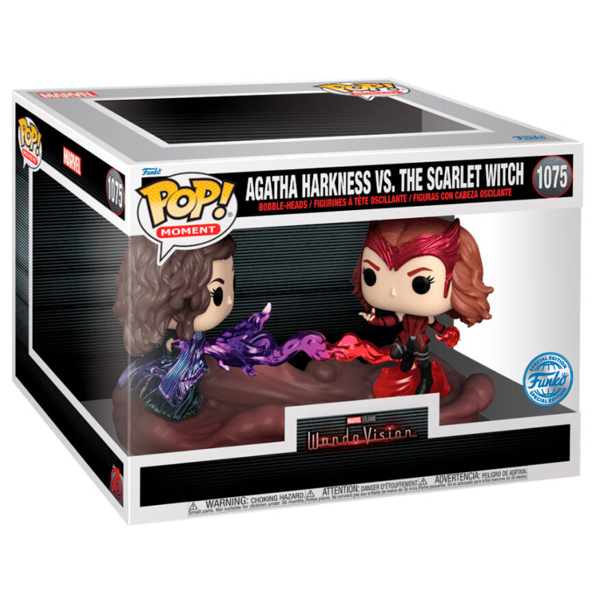 Figura POP Moment Marvel WandaVision Agatha Harkness Vs The Scarlet Witch Exclusive_1