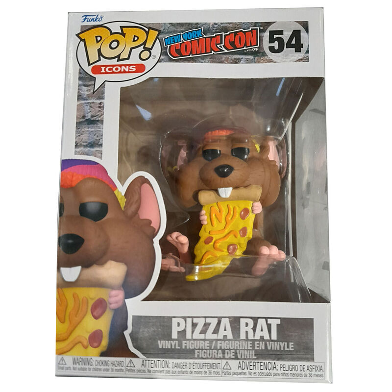 Figura POP New York Comiccon Pizza Rat_1
