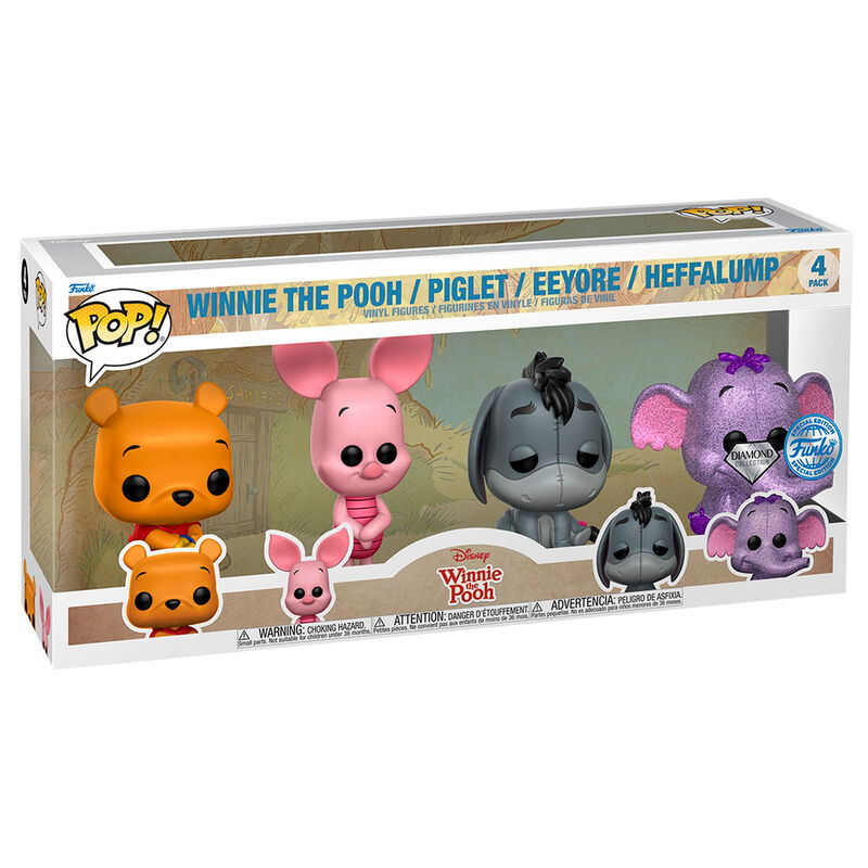 Blister 4 figuras POP Disney Winnie the Pooh Exclusive_1
