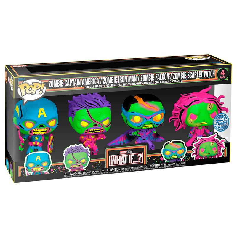 Blister 4 figuras POP Marvel What If...? Exclusive_1