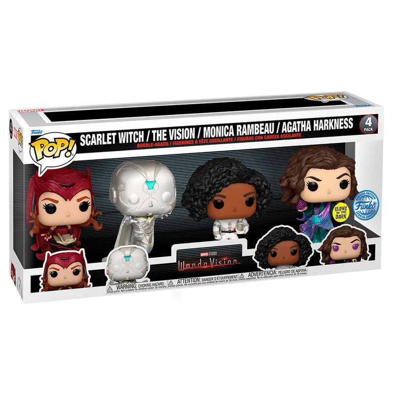 Blister 4 figuras POP Marvel WandaVision Exclusive_1