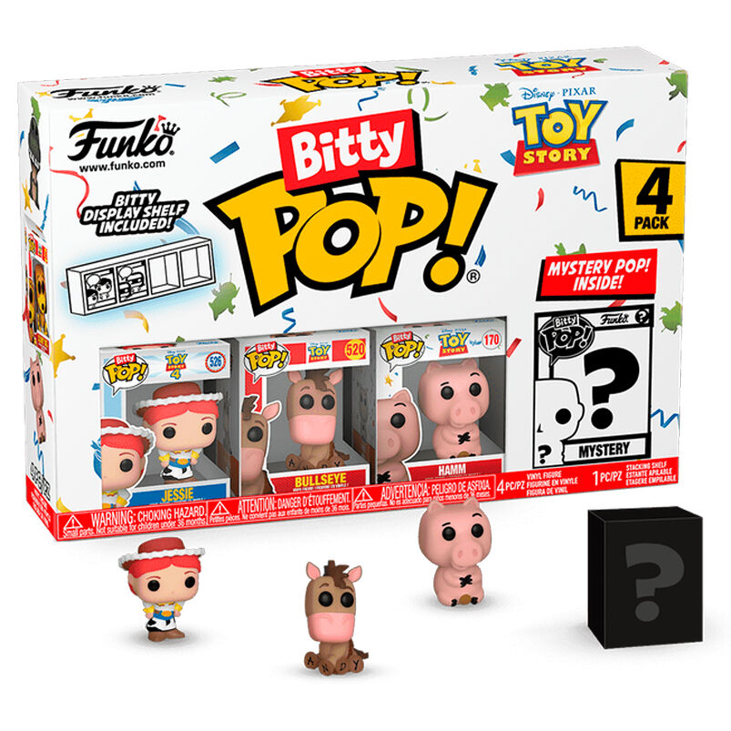 Blister 4 figuras Bitty POP Disney Toy Story Jessie_1
