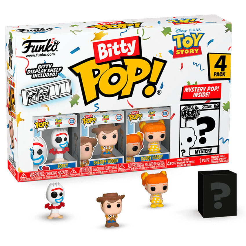 Blister 4 figuras Bitty POP Disney Toy Story Forky_1