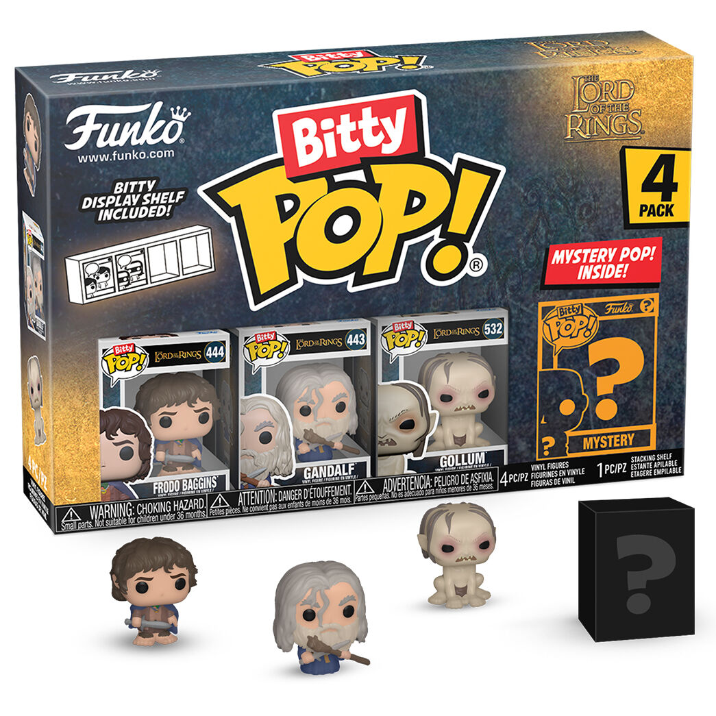 Blister 4 figuras Bitty POP El Señor de los Anillos Frodo_1