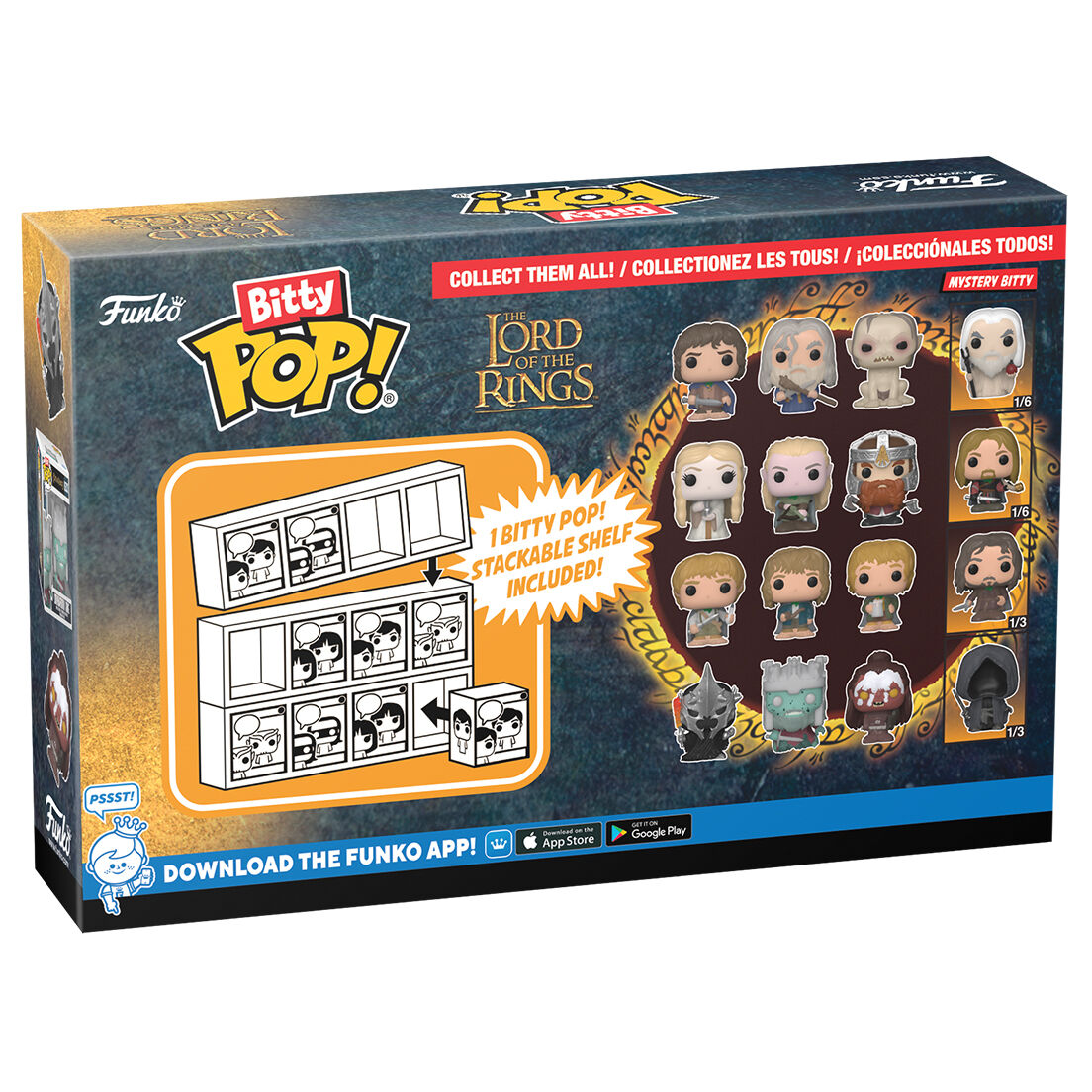 Blister 4 figuras Bitty POP El Señor de los Anillos Galadriel