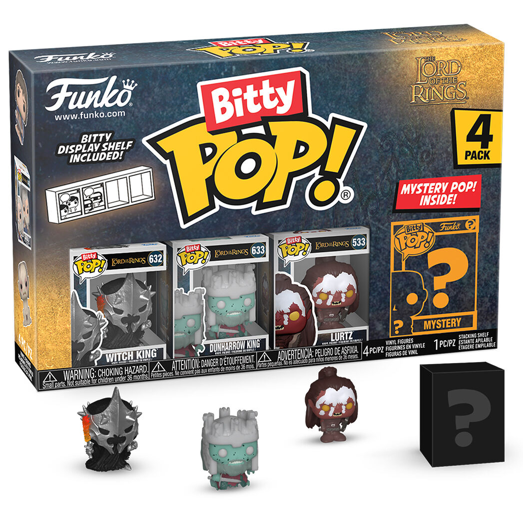 Blister 4 figuras Bitty POP El Señor de los Anillos Witch King_1