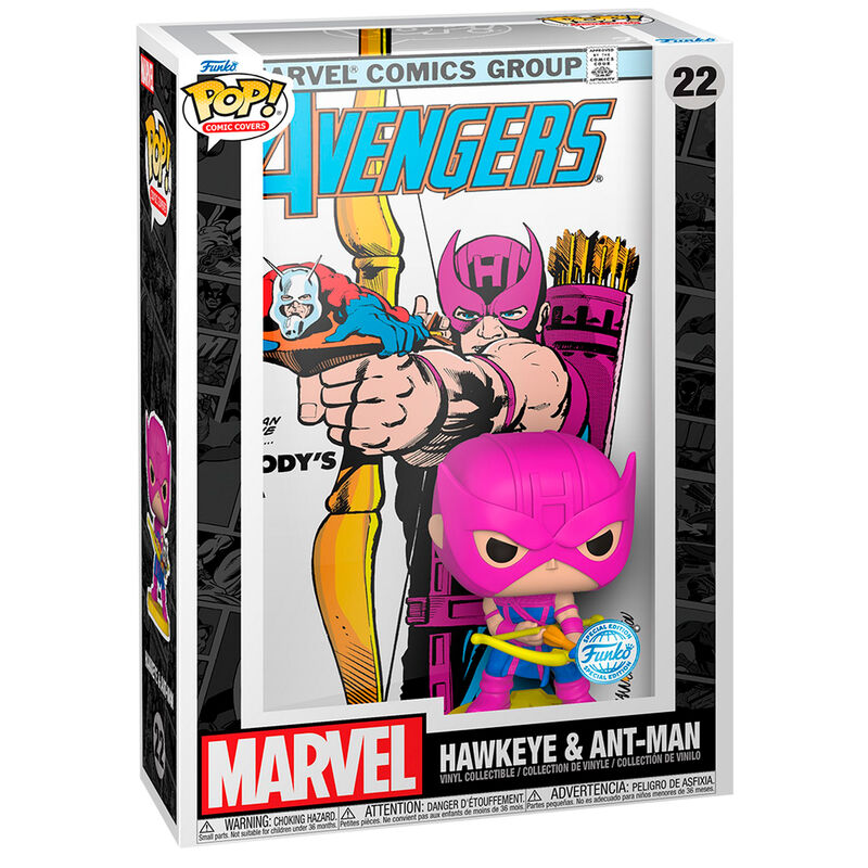 Figura POP Comic Cover Marvel Avengers Hawkeye & Ant-Man Exclusive_1