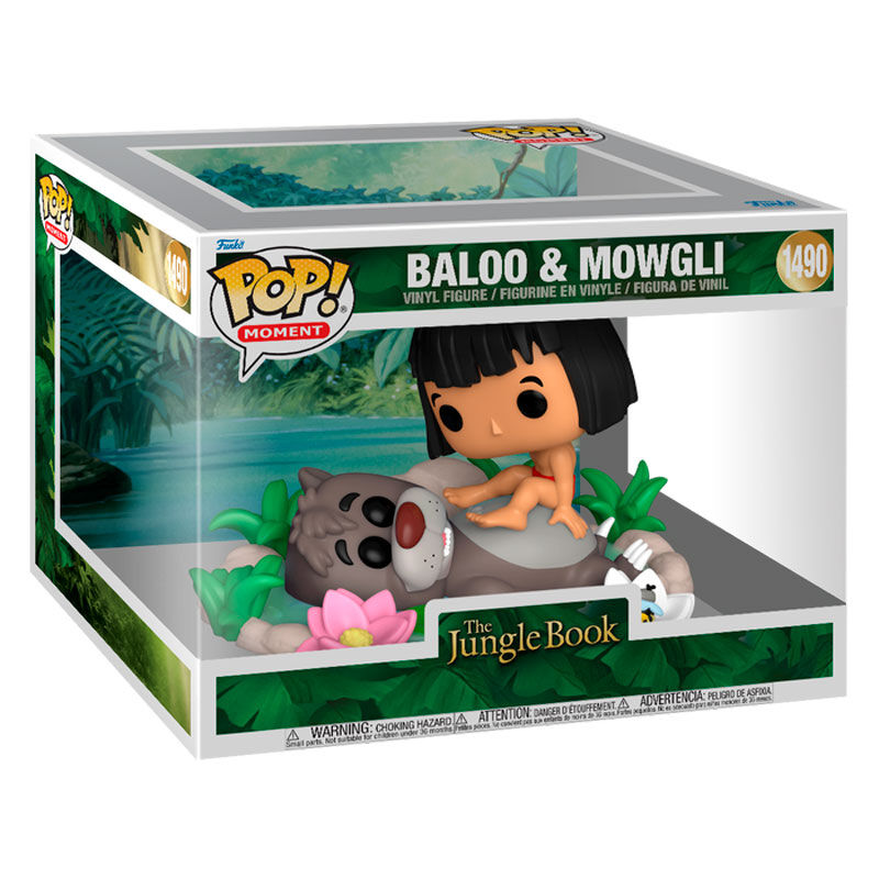 Figura POP Moment Disney El Libro de la Selva Baloo & Mowgli_1