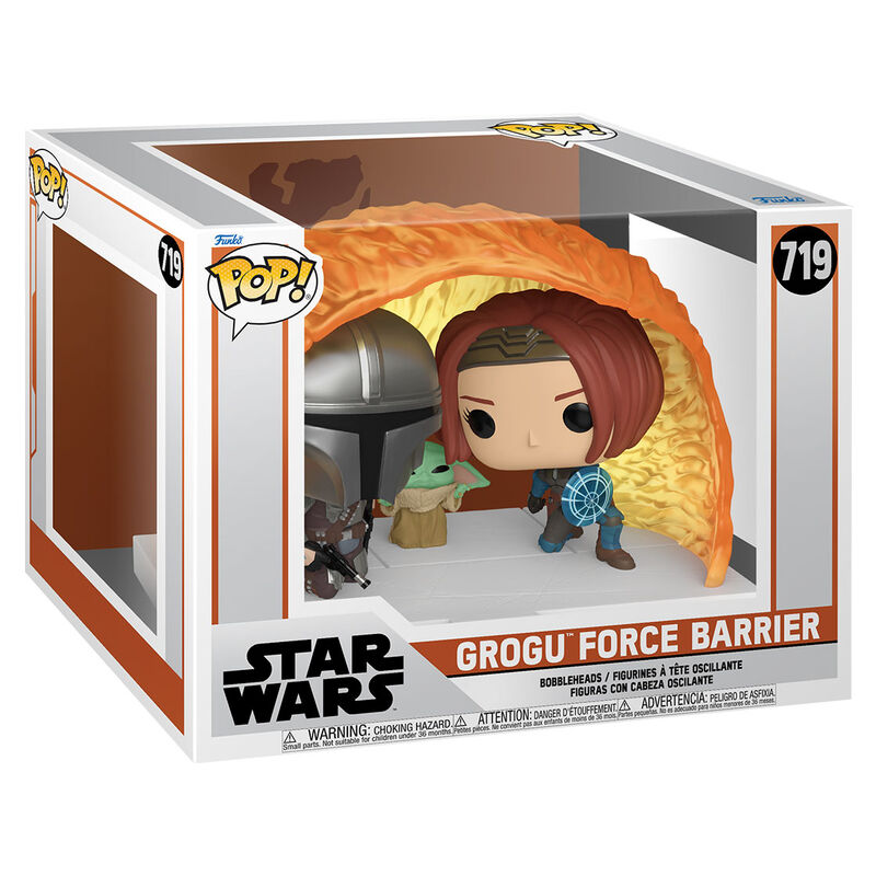 Figura POP Moments Star Wars The Mandalorian Grogu Force Barrier_1