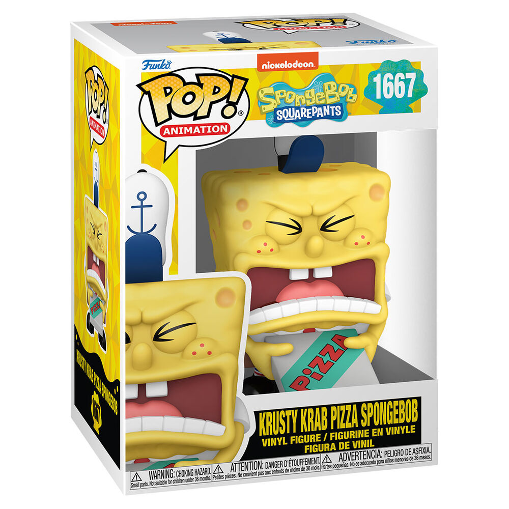 Figura POP Bob Esponja Krusty Krab Pizza Spongebob_1
