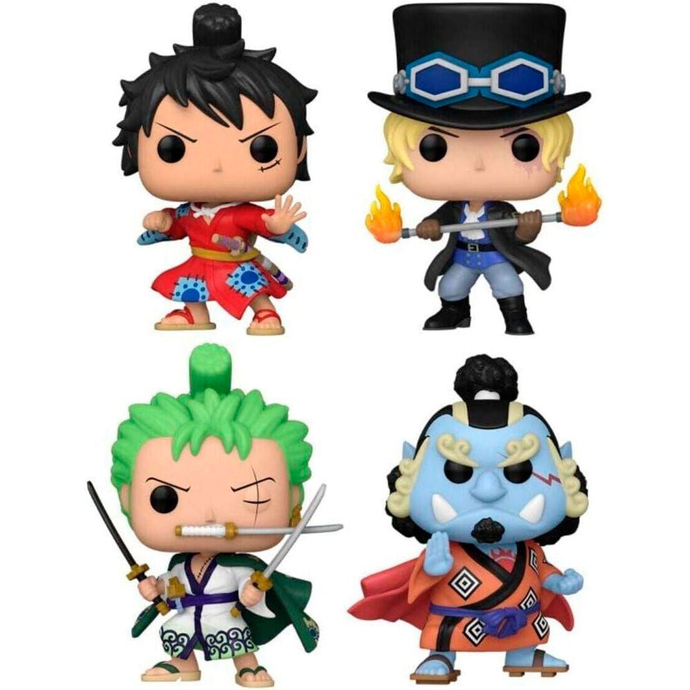 Blister 4 figuras POP One Piece Exclusive_1