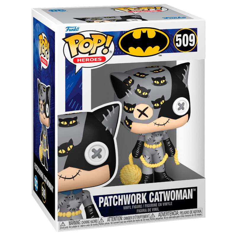 Figura POP DC Comics Patchwork Catwoman_1