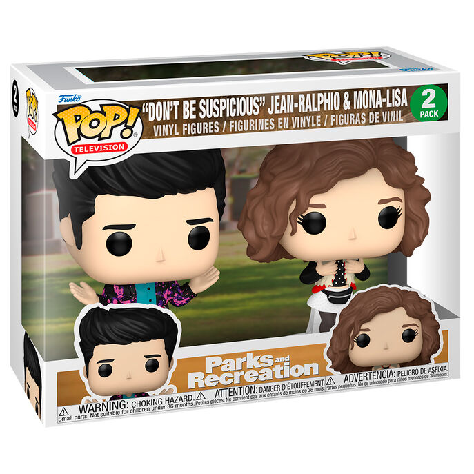 Blister 2 figuras POP Parks and Recreation Dont Be Suspicious Jean-Ralphio & Mona-Lisa_1