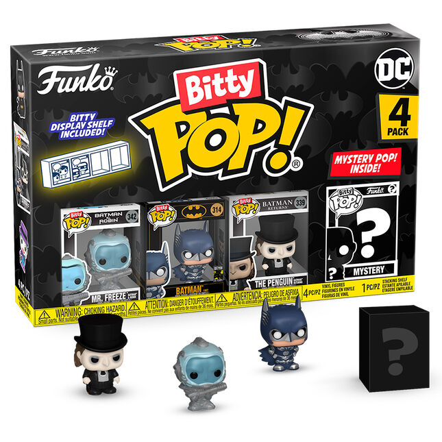 Blister 4 figuras Bitty POP DC Comics Batman 85th Anniversary Mr. Freeze_1