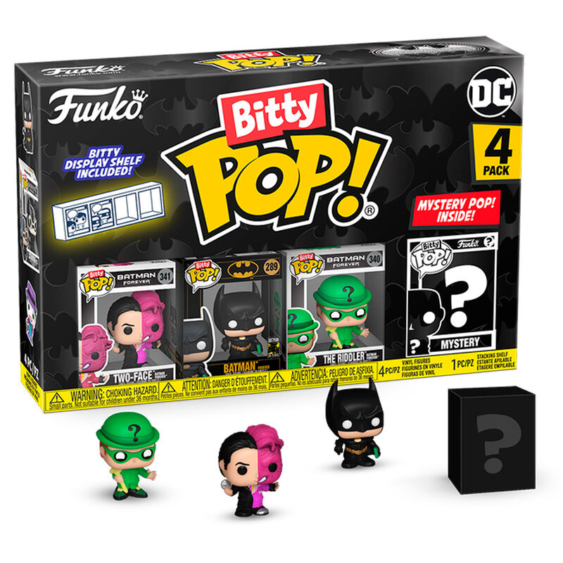 Blister 4 figuras Bitty POP DC Comics Batman 85th Anniversary Two-Face_1