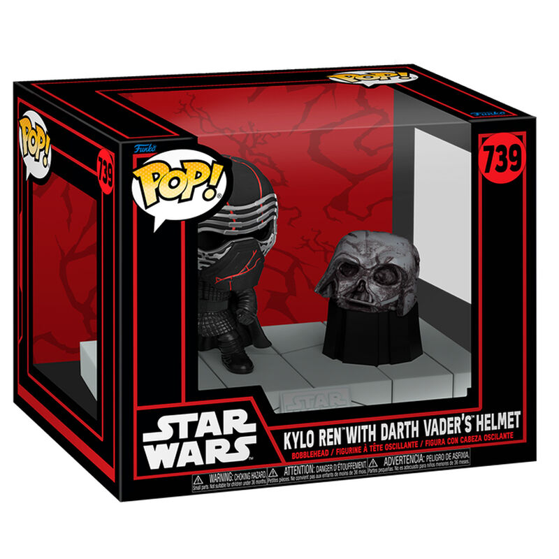 Figura POP Deluxe Star Wars Kylo Ren with Darth Vader Helmet_1