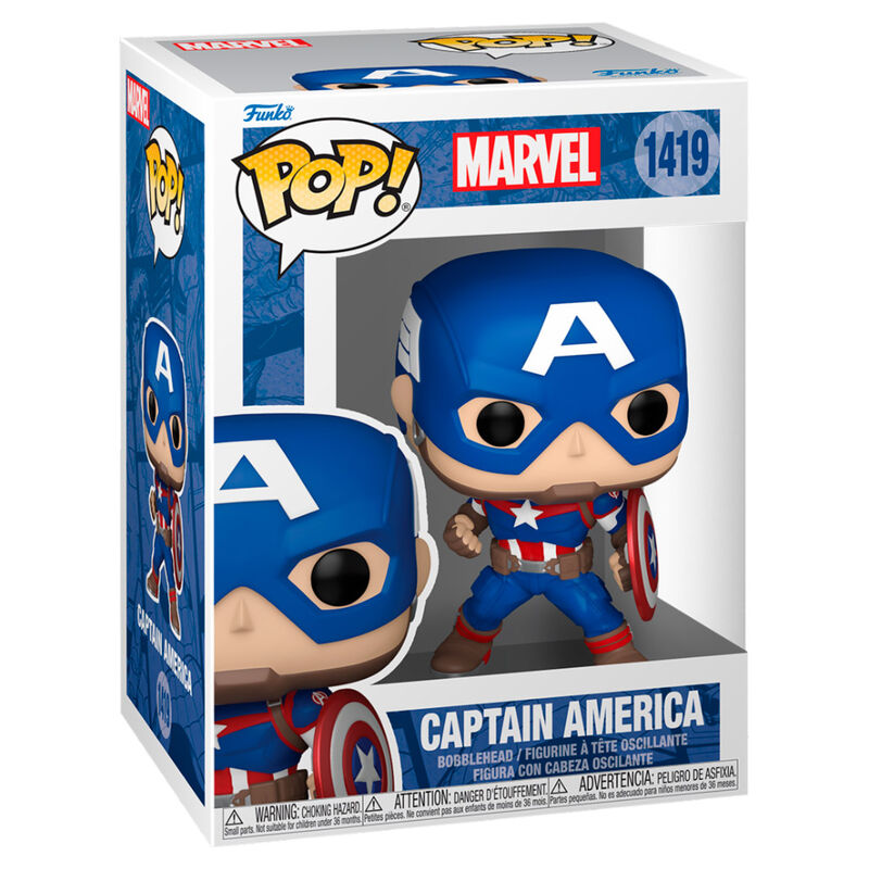 Figura POP Marvel Capitan America Classics_1