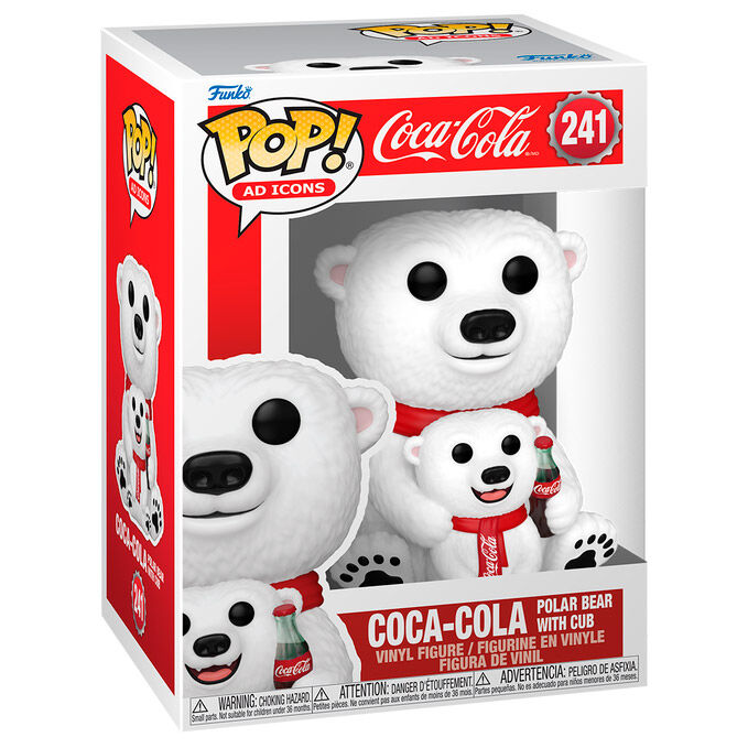 Figura POP Coca -Cola Polar Bear with Cub_1
