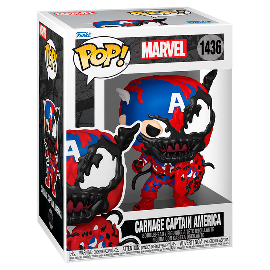 Figura POP Marvel Carnage Capitan America_1