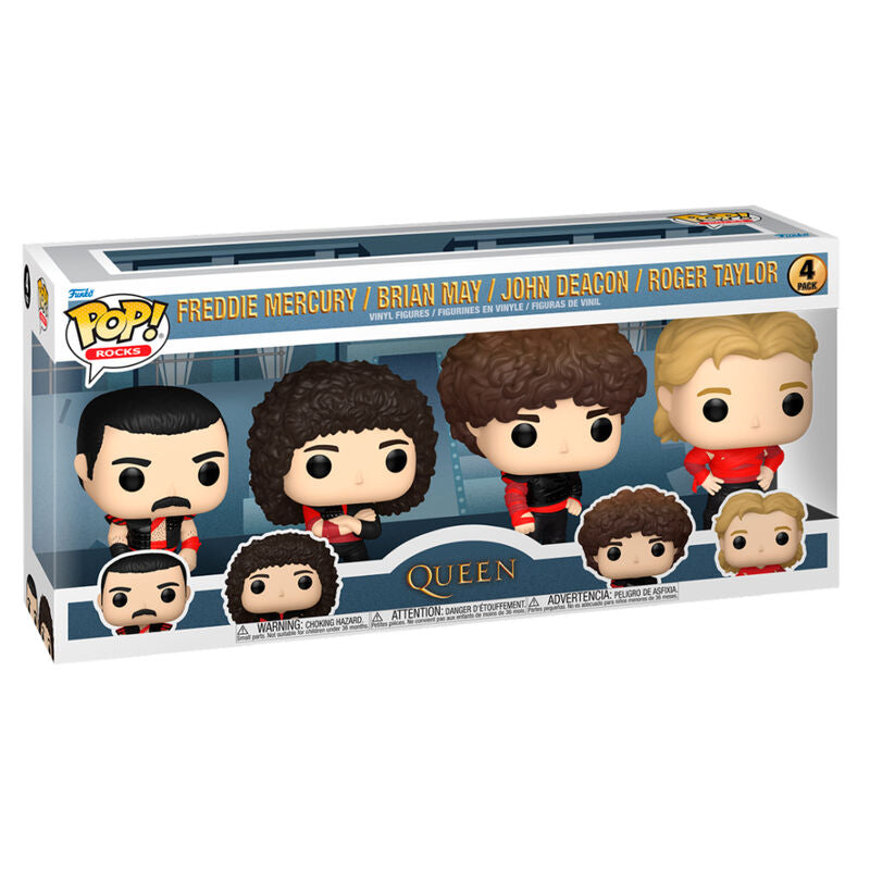 Blister 4 figuras POP Queen_1