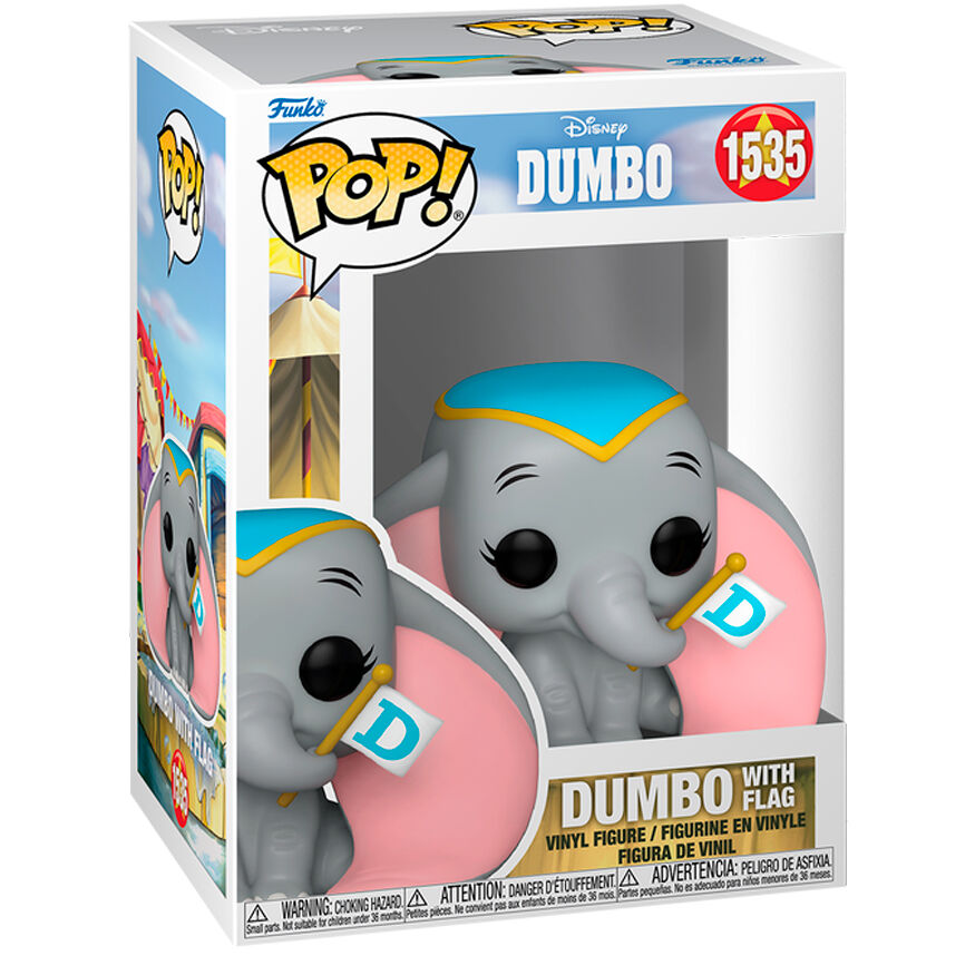 Figura POP Disney Dumbo - Dumbo with Flag_1