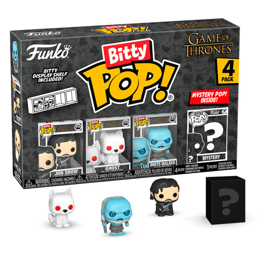 Blister 4 figuras Bitty POP Juego de Tronos Jon Snow_1