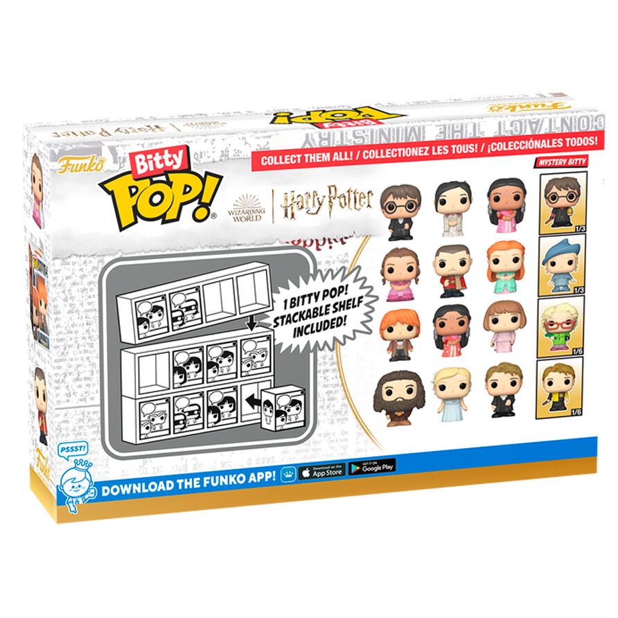 Blister 4 figuras Bitty POP Harry Potter Hermione_1