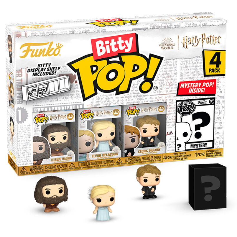 Blister 4 figuras Bitty POP Harry Potter Hagrid_1