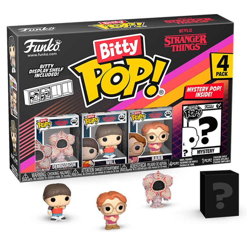 Blister 4 figuras Bitty POP Stranger Things Demogorgon_1