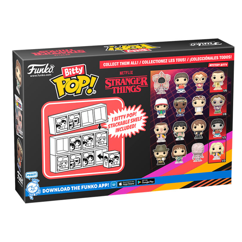 Blister 4 figuras Bitty POP Stranger Things Demogorgon