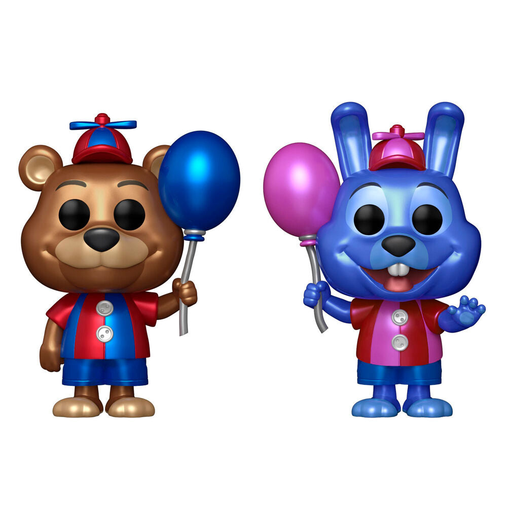 Blister 2 figuras POP Five Nights at Freddys Ballon Freddy & Balloon Bonnie Exclusive_1