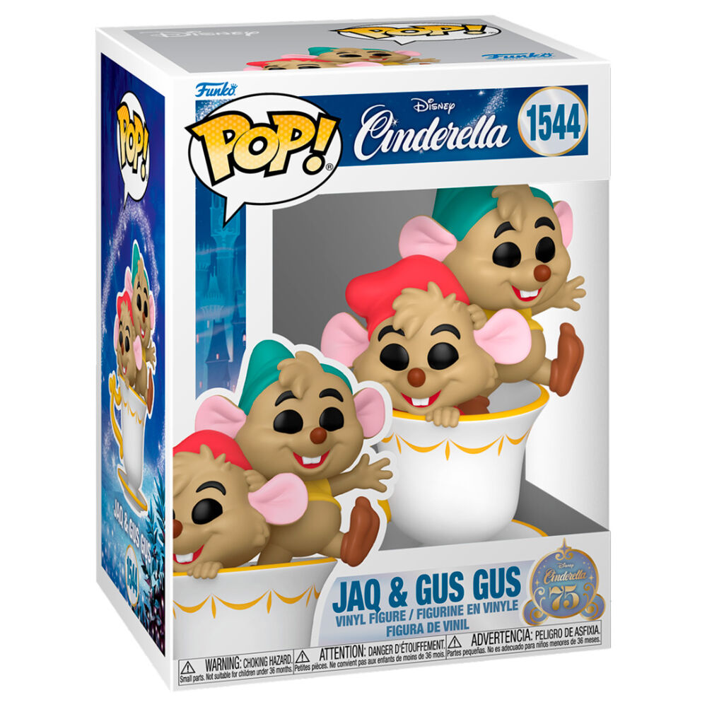 Figura POP Disney Cenicienta Jaq & Gus_1