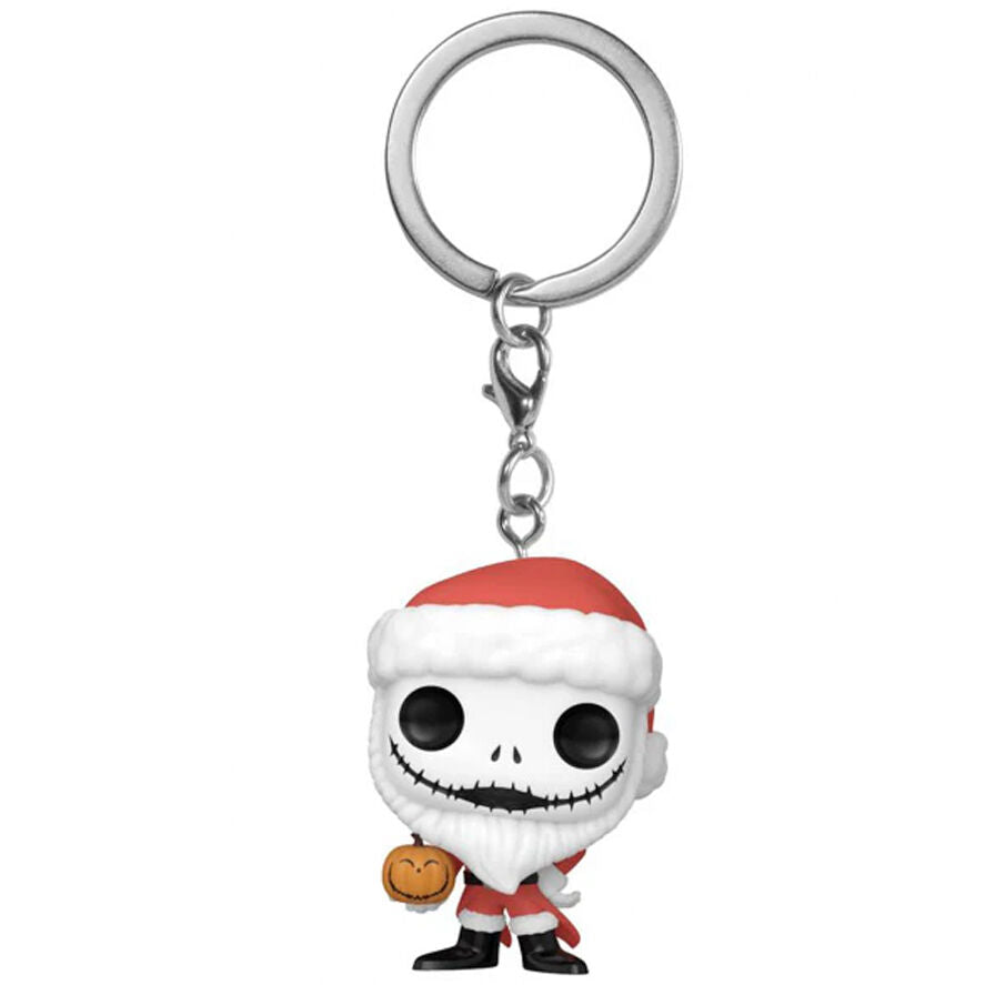 Llavero Pocket POP Disney Pesadilla Antes de Navidad Santa Jack Exclusive_1