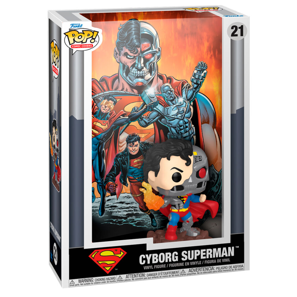 Figura POP Comic Cover DC Comics Cyborg Superman_1