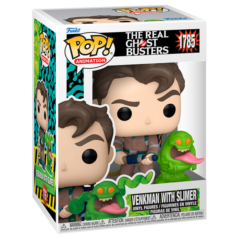 Figura POP Los Autenticos Cazafantasmas Venkman with Slimer_1