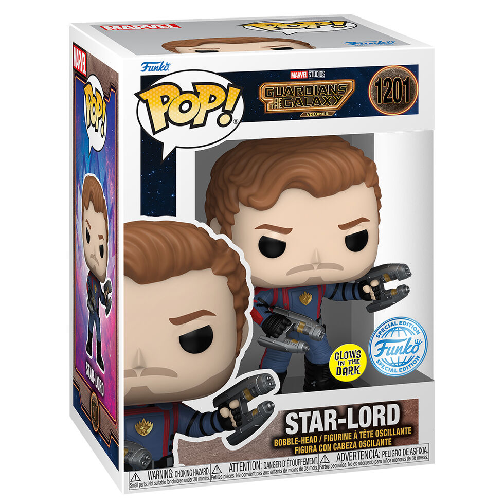 Figura POP Marvel Guardianes de la Galaxia Star-Lord Exclusive_1