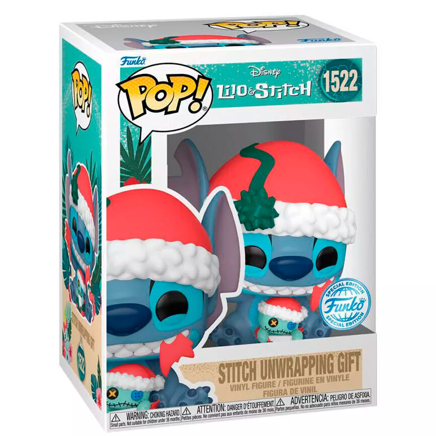 Figura POP Disney Lilo & Stitch - Stitch Unwrapping Gift_1