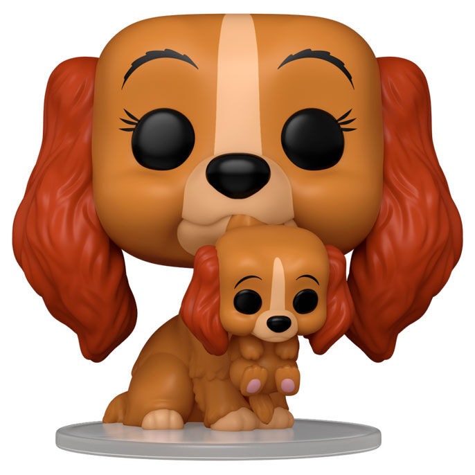 Figura POP Disney La Dama y el Vagabundo Lady with Puppy_1
