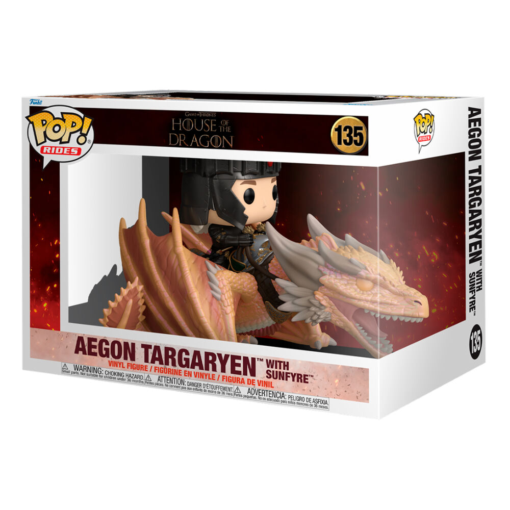 Figura POP Rides La Casa del Dragon Aegon Targaryen with Sunfyre_1
