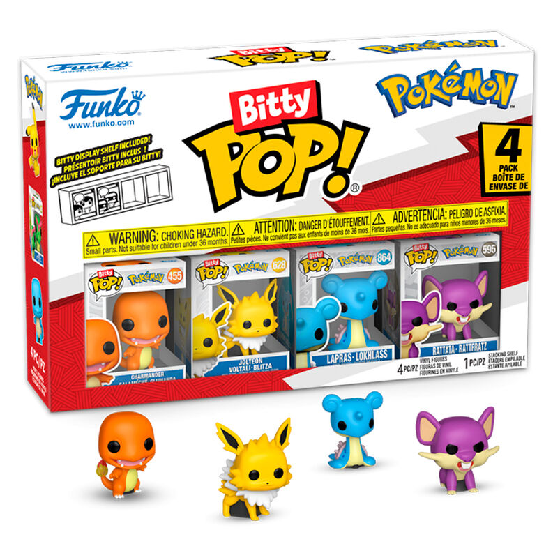 Blister 4 figuras Bitty POP Pokemon Charmander_1