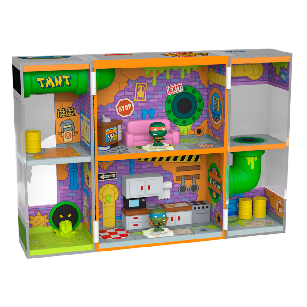 Figura Bitty POP Boxes Tortugas Ninja Sewer Lair_1