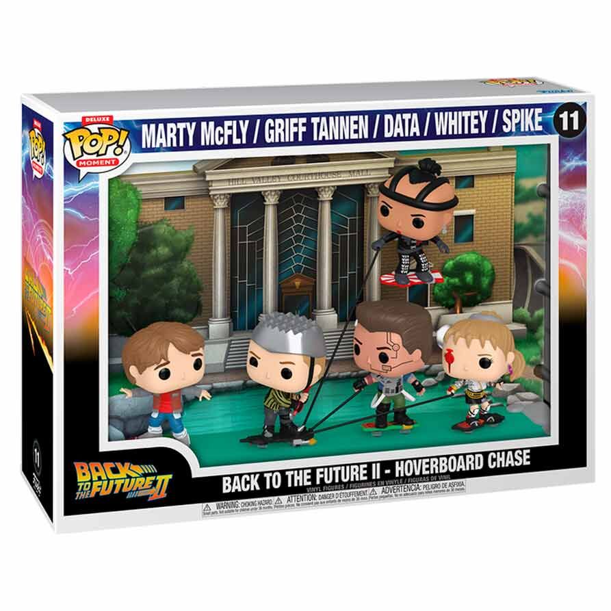 Figura POP Moments Deluxe Regreso al Futuro Back To The Future Hoverboard Chase_1