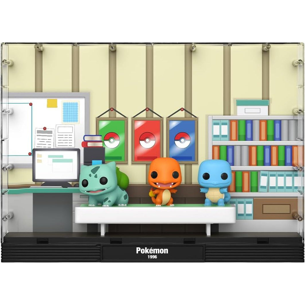 Figura POP Moments Deluxe Pokemon 1996 Bulbasaur Charmander Squirtle