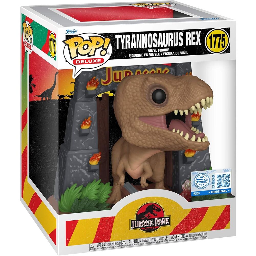 Figura POP Deluxe Jurassic Park Tyrannosaurus Rex Exclusive