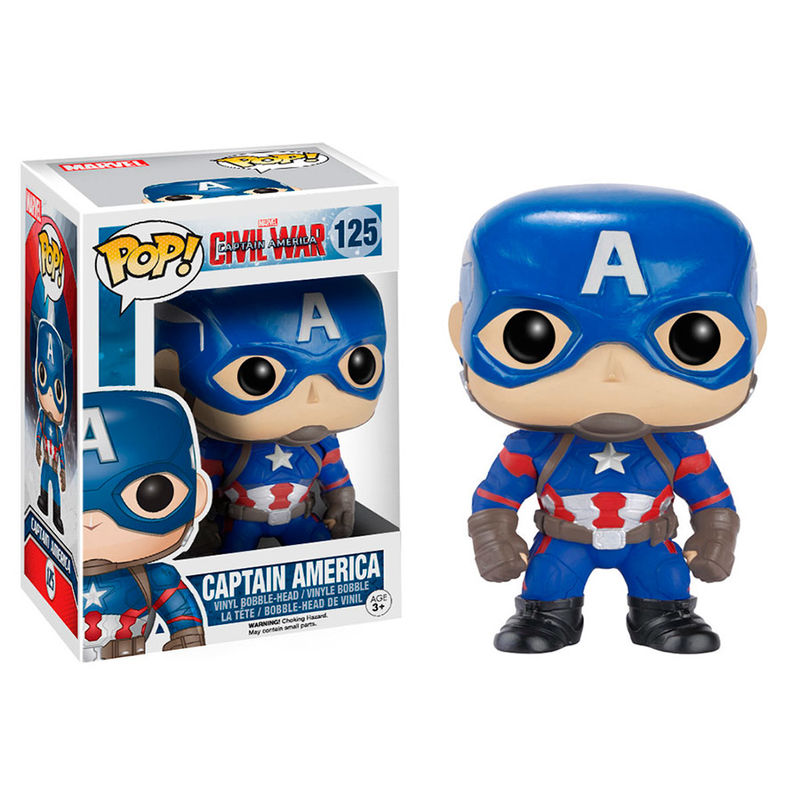 Figura POP Marvel Civil War Capitan America_1